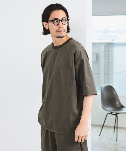 B:MING by BEAMS(ビーミングバイビームス)の「ストレッチ メッシュ ソリッド ポケットTシャツ(Tシャツ/カットソー・メンズ・ブラック/ブラウン系その他5・SMALL/MEDIUM/LARGE/X-LARGE)」の16枚目の写真