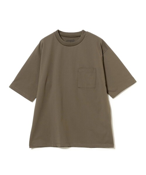 B:MING by BEAMS(ビーミングバイビームス)の「ストレッチ メッシュ ソリッド ポケットTシャツ(Tシャツ/カットソー・メンズ・ブラック/ブラウン系その他5・SMALL/MEDIUM/LARGE/X-LARGE)」の22枚目の写真