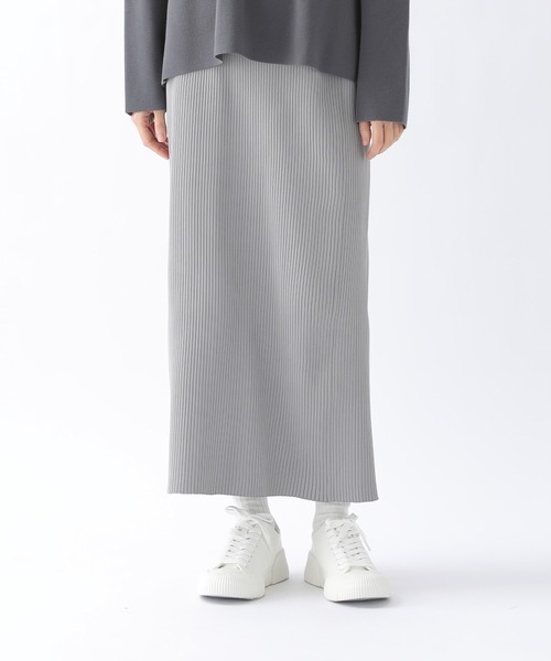 ZUCCa（ズッカ）の「リサイクルPEニット / スカート / (O)（スカート・レディース・グリーン/ブラック/グレー・M size）」の3枚目の写真