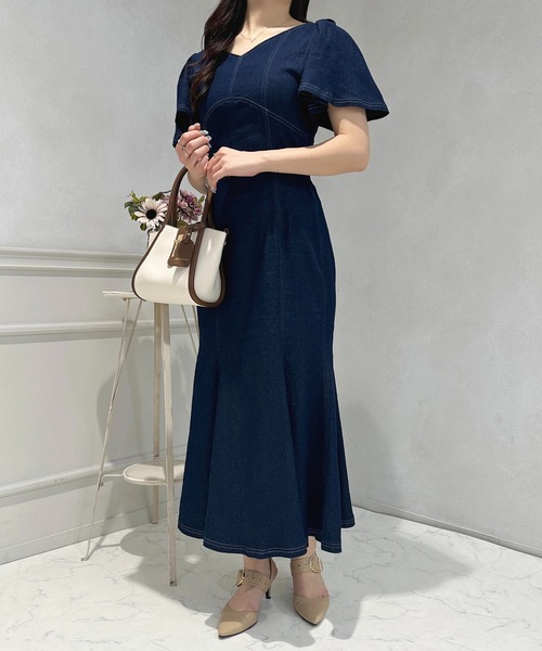 apres jour（アプレジュール）の「デニムマーメイドワンピース