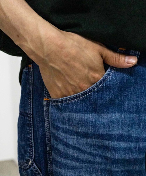 Wrangler(ラングラー)の「WRANGLER CARPENTAR PANTS(デニムパンツ・メンズ・インディゴブルー/ストライプ/ワンウォッシュ・S/M/L/XL)」の8枚目の写真