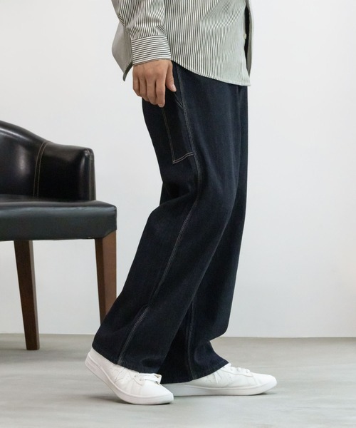 Wrangler(ラングラー)の「WRANGLER CARPENTAR PANTS(デニムパンツ・メンズ・インディゴブルー/ストライプ/ワンウォッシュ・S/M/L/XL)」の13枚目の写真