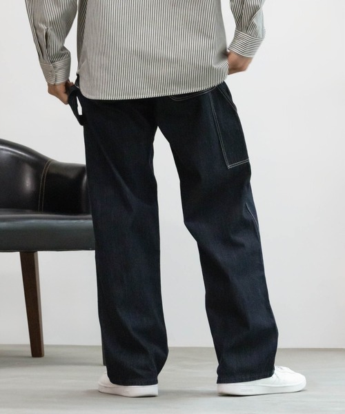 Wrangler(ラングラー)の「WRANGLER CARPENTAR PANTS(デニムパンツ・メンズ・インディゴブルー/ストライプ/ワンウォッシュ・S/M/L/XL)」の14枚目の写真