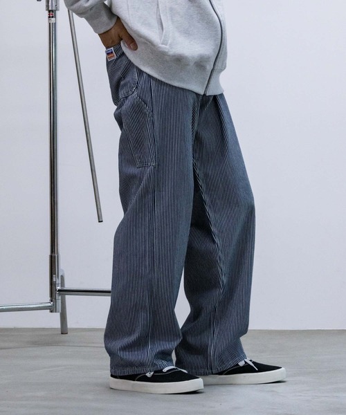 Wrangler(ラングラー)の「WRANGLER CARPENTAR PANTS(デニムパンツ・メンズ・インディゴブルー/ストライプ/ワンウォッシュ・S/M/L/XL)」の19枚目の写真