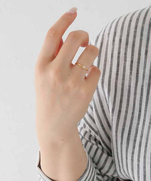 jorge morales（ホルヘモラレス）の「JORGE MORALES/ホルへ モラレス ジルコニアリング RI06SS24（リング・レディース・ゴールド・FREE/11）」の5枚目の写真