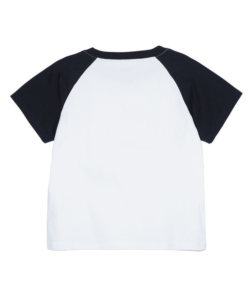 X-girl（エックスガール）の「BURNING HEART RAGLAN S/S BABY TEE（Tシャツ/カットソー・レディース・ブラック/ホワイト/パープル・S/M）」の13枚目の写真