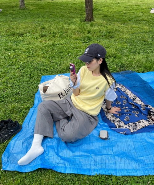 BROKEN BASE(ブロークンベース)の「タックワイドスラックス(スラックス・メンズ・ブラック/グレー・MEDIUM/LARGE)」の22枚目の写真