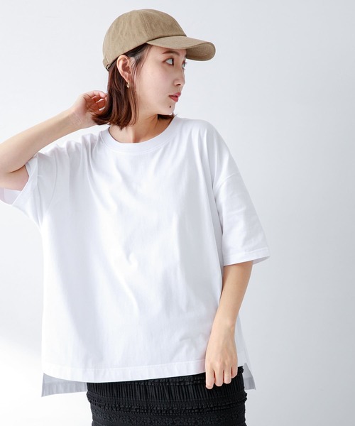 SHELTECH（シェルテック）の「『別注』SHELTECH×Sonny Label　オーバーサイズTシャツ（Tシャツ/カットソー・レディース・ブラック/オフホワイト/チャコールグレー・FREE）」の4枚目の写真