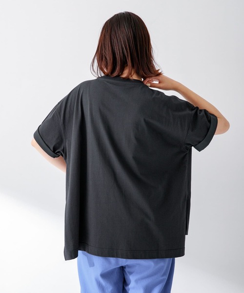 SHELTECH（シェルテック）の「『別注』SHELTECH×Sonny Label　オーバーサイズTシャツ（Tシャツ/カットソー・レディース・ブラック/オフホワイト/チャコールグレー・FREE）」の12枚目の写真