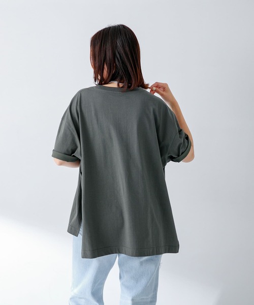 SHELTECH（シェルテック）の「『別注』SHELTECH×Sonny Label　オーバーサイズTシャツ（Tシャツ/カットソー・レディース・ブラック/オフホワイト/チャコールグレー・FREE）」の18枚目の写真