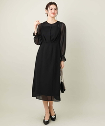 【美品】a.v.v アーヴェヴェ　パーティードレス　結婚式　黒　Mサイズ Amazon | [EightSTAR Dress] 結婚式ドレス 袖あり パーティー