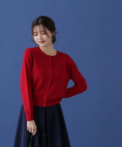 PROPORTION BODY DRESSING(プロポーションボディドレッシング)の「ポイント刺繍ニットカーディガン / 1214274601(カーディガン/ボレロ・レディース・レッド/ホワイト/ブルー・FREE)」の17枚目の写真