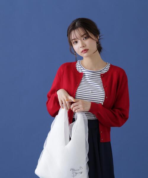 PROPORTION BODY DRESSING(プロポーションボディドレッシング)の「ポイント刺繍ニットカーディガン / 1214274601(カーディガン/ボレロ・レディース・レッド/ホワイト/ブルー・FREE)」の16枚目の写真