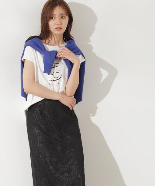 PROPORTION BODY DRESSING(プロポーションボディドレッシング)の「ポイント刺繍ニットカーディガン / 1214274601(カーディガン/ボレロ・レディース・レッド/ホワイト/ブルー・FREE)」の4枚目の写真