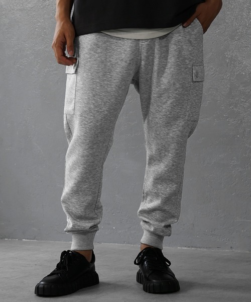 MinoriTY(マイノリティ)の「【MinoriTY】接触冷感サルエルジョガーパンツ スウェットパンツ 夏用 メンズ ワイドパンツ ルームウェア(スウェットパンツ・メンズ・杢グレー/ブラウン系その他/カーキ/グレー系その他/ブラック・M/S/XL/L)」の6枚目の写真