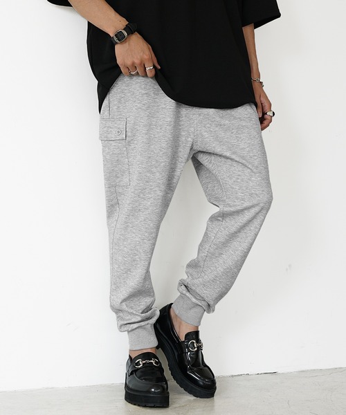 kmriiケムリ サルエルジョガーパンツ柔らか生地 kmriiケムリ サルエル