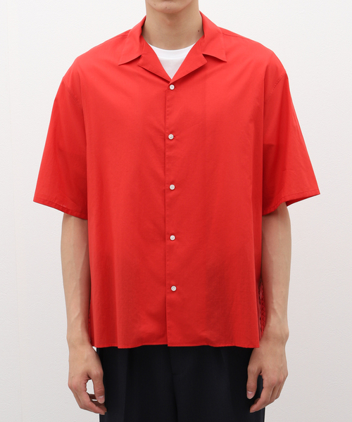 EDIFICE LA BOUCLE（エディフィスラブークル）の「LA BOUCLE (ラブークル) Combed ローン オープンカラー シャツ（シャツ/ブラウス・メンズ・ピンク/イエロー/ブルー・2/3）」の3枚目の写真