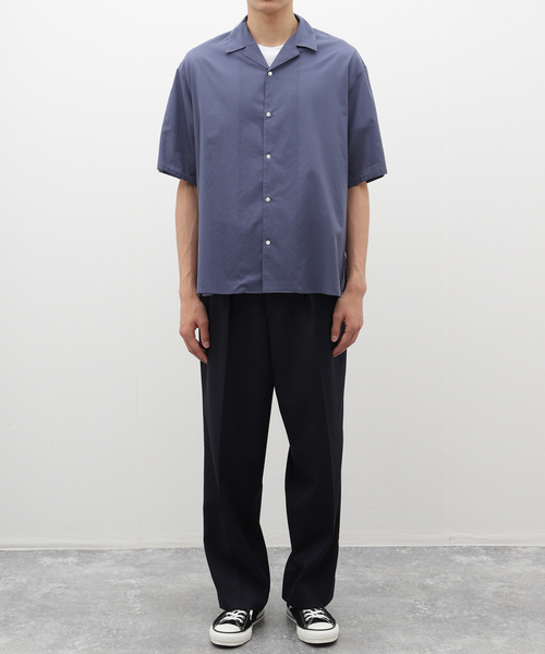 EDIFICE LA BOUCLE（エディフィスラブークル）の「LA BOUCLE (ラブークル) Combed ローン オープンカラー シャツ（シャツ/ブラウス・メンズ・ピンク/イエロー/ブルー・2/3）」の4枚目の写真