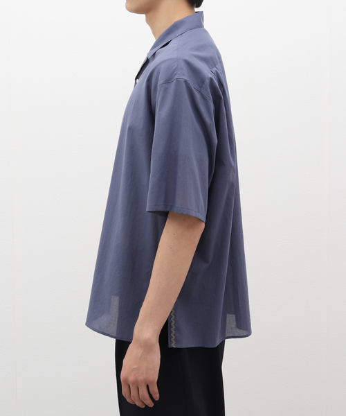 EDIFICE LA BOUCLE（エディフィスラブークル）の「LA BOUCLE (ラブークル) Combed ローン オープンカラー シャツ（シャツ/ブラウス・メンズ・ピンク/イエロー/ブルー・2/3）」の6枚目の写真