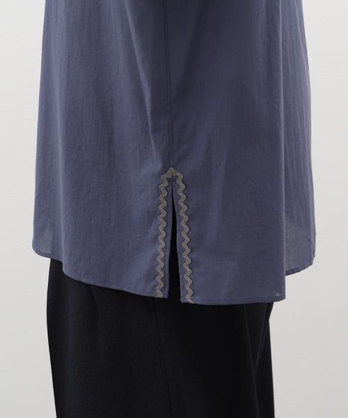 EDIFICE LA BOUCLE（エディフィスラブークル）の「LA BOUCLE (ラブークル) Combed ローン オープンカラー シャツ（シャツ/ブラウス・メンズ・ピンク/イエロー/ブルー・2/3）」の13枚目の写真