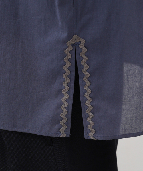 EDIFICE LA BOUCLE（エディフィスラブークル）の「LA BOUCLE (ラブークル) Combed ローン オープンカラー シャツ（シャツ/ブラウス・メンズ・ピンク/イエロー/ブルー・2/3）」の14枚目の写真