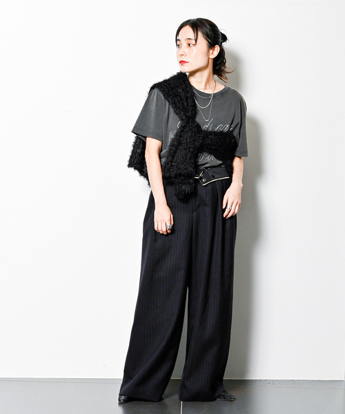 CITYSHOP（シティーショップ）の「FRINGE TULE PULL OVER：カットソー 