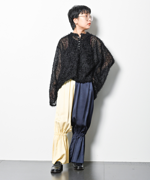 CITYSHOP（シティーショップ）の「FRINGE TULE PULL OVER：カットソー 