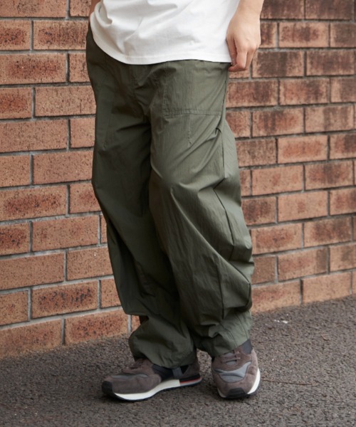 POWER TO THE PEOPLE（パワートゥーザピープル）の「ワッシャーナイロン バルーンパンツ（その他パンツ・メンズ・ベージュ/オリーブ/ブラック・M/L）」の21枚目の写真