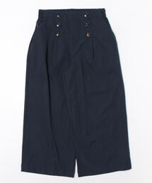 サラもち快適ビンテージワイドパンツ55丈