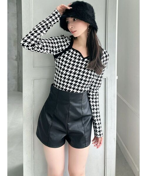 RESEXXY（リゼクシー）の「ハイウエストショートパンツ（その他パンツ・レディース・その他1/ブラウン/アイボリー/ブラック・FREE）」の21枚目の写真