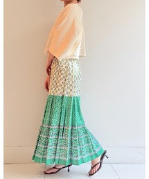 sara mallika（サラ マリカ）の「CTN KIKA ETHNIC PRT SK（スカート）」