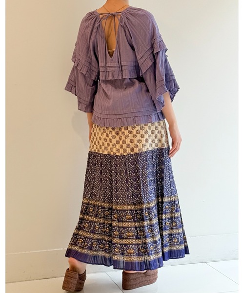 CTN KIKA ETHNIC PRT SK（スカート）｜sara mallika（サラ マリカ）の  