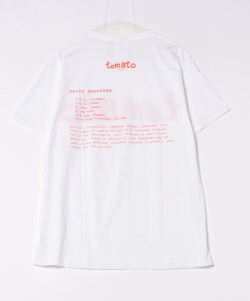 THEATRE PRODUCTS（シアタープロダクツ）の「ベジタブルTシャツ-tomato-（Tシャツ/カットソー・レディース・ホワイト・FREE）」の2枚目の写真