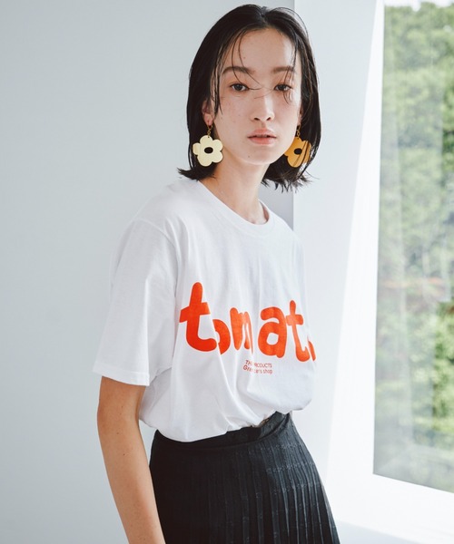 THEATRE PRODUCTS（シアタープロダクツ）の「ベジタブルTシャツ-tomato-（Tシャツ/カットソー・レディース・ホワイト・FREE）」の9枚目の写真