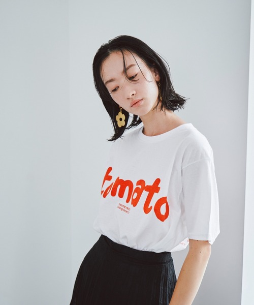THEATRE PRODUCTS（シアタープロダクツ）の「ベジタブルTシャツ-tomato-（Tシャツ/カットソー・レディース・ホワイト・FREE）」の11枚目の写真