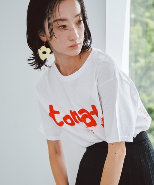 THEATRE PRODUCTS（シアタープロダクツ）の「ベジタブルTシャツ-tomato-（Tシャツ/カットソー・レディース・ホワイト・FREE）」の12枚目の写真