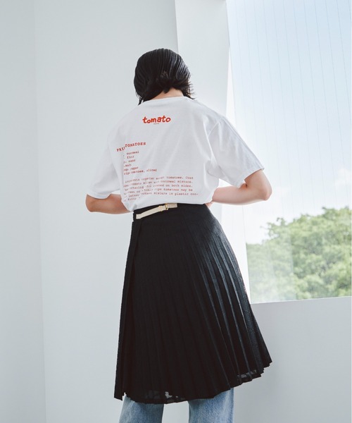 THEATRE PRODUCTS（シアタープロダクツ）の「ベジタブルTシャツ-tomato-（Tシャツ/カットソー・レディース・ホワイト・FREE）」の14枚目の写真