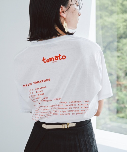 THEATRE PRODUCTS（シアタープロダクツ）の「ベジタブルTシャツ-tomato-（Tシャツ/カットソー・レディース・ホワイト・FREE）」の16枚目の写真