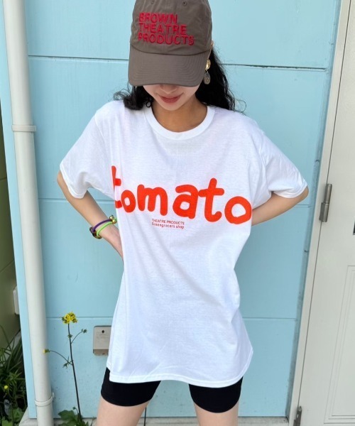 THEATRE PRODUCTS（シアタープロダクツ）の「ベジタブルTシャツ-tomato-（Tシャツ/カットソー・レディース・ホワイト・FREE）」の21枚目の写真