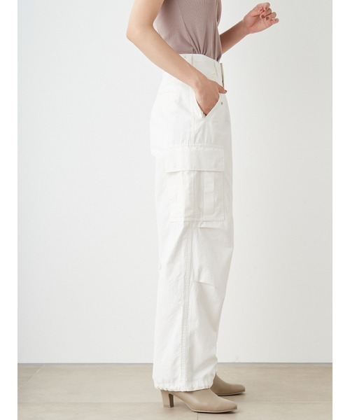 SNIDEL(スナイデル)の「ミリタリーパンツ(カーゴパンツ・レディース・カーキ/チャコールグレー/ホワイト・1/0)」の10枚目の写真