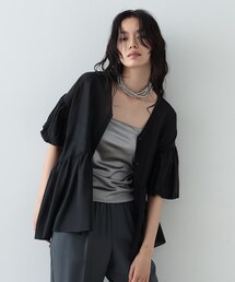 GALLEST | シアーペプラムブラウス(シャツ/ブラウス)