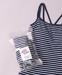 BAYBLO（ベイブロ）の「(LK)【JEMORGAN】【パックT】小花柄 & ボーダー柄 ワッフル キャミソール(カップ付き)（キャミソール）」