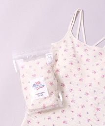 BAYBLO（ベイブロ）の「(LK)【JEMORGAN】【パックT】小花柄 & ボーダー柄 ワッフル キャミソール(カップ付き)（キャミソール）」