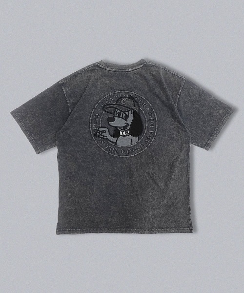centimeter(センチメーター)の「pigment circle logo tee(Tシャツ/カットソー・メンズ・ブルー/ブラック/ホワイト・MEDIUM/LARGE/X-LARGE)」の2枚目の写真