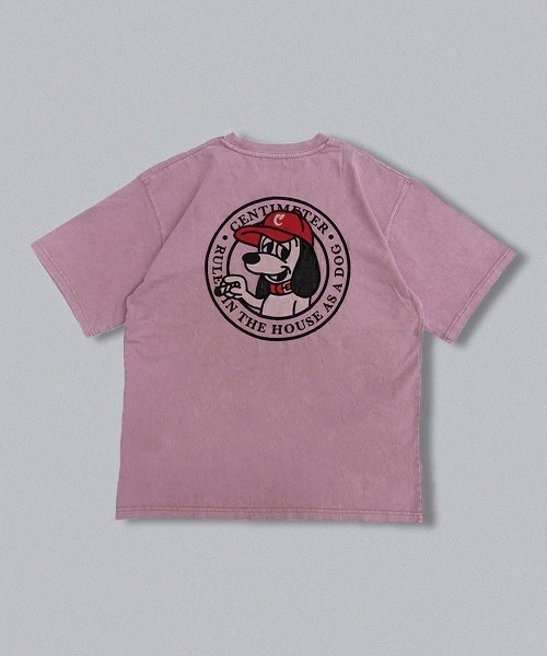 centimeter(センチメーター)の「pigment circle logo tee(Tシャツ/カットソー・メンズ・ブルー/ブラック/ホワイト・MEDIUM/LARGE/X-LARGE)」の15枚目の写真