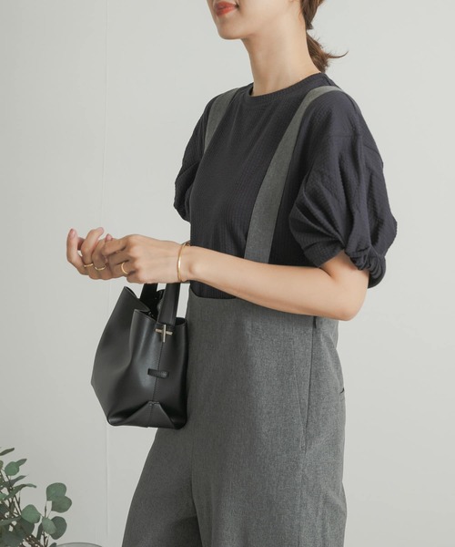 URBAN RESEARCH DOORS(アーバンリサーチドアーズ)の「ツイストスリーブプルオーバー(Tシャツ/カットソー・レディース・ネイビー/オフホワイト・MEDIUM)」の12枚目の写真