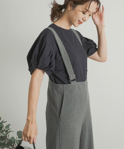 URBAN RESEARCH DOORS(アーバンリサーチドアーズ)の「ツイストスリーブプルオーバー(Tシャツ/カットソー・レディース・ネイビー/オフホワイト・MEDIUM)」の14枚目の写真