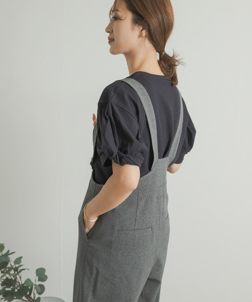 URBAN RESEARCH DOORS(アーバンリサーチドアーズ)の「ツイストスリーブプルオーバー(Tシャツ/カットソー・レディース・ネイビー/オフホワイト・MEDIUM)」の18枚目の写真