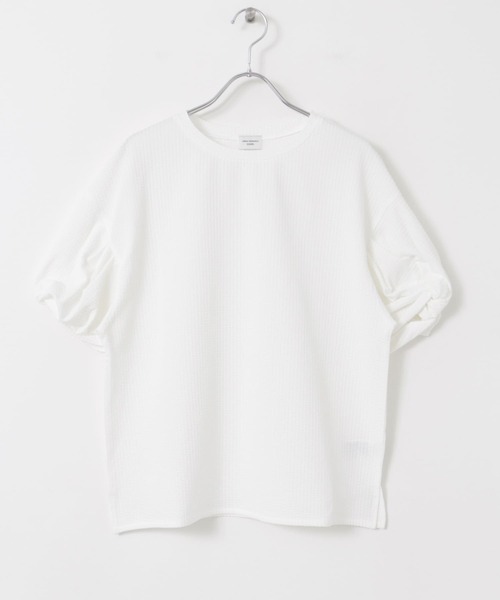 URBAN RESEARCH DOORS(アーバンリサーチドアーズ)の「ツイストスリーブプルオーバー(Tシャツ/カットソー・レディース・ネイビー/オフホワイト・MEDIUM)」の21枚目の写真