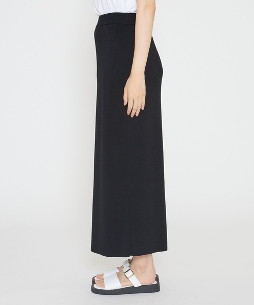 saloon（サルーン）の「SALOON(サルーン)/ニットIラインスカート【手洗い可】セットアップ可（スカート・レディース・ブラウン/ブラック・FREE）」の22枚目の写真